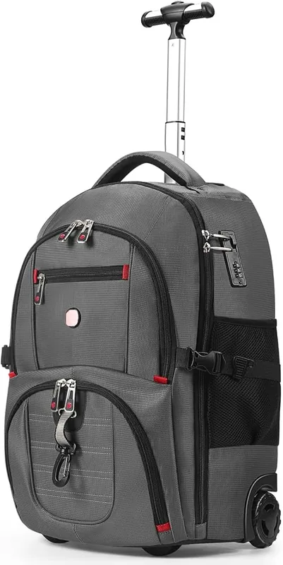 Star Cloud Water-Resistant Rolling Carry-On Backpack