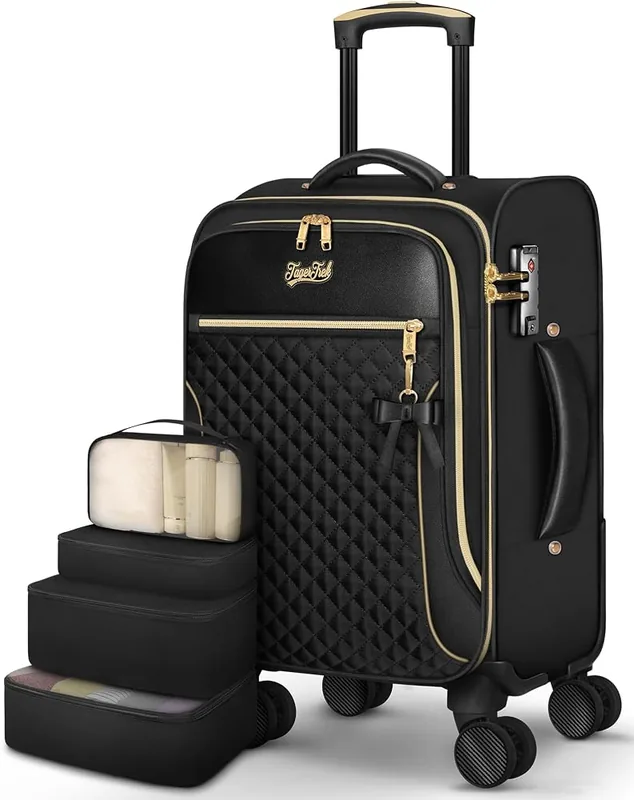 Softside Spinner Carry-On with TSA Lock