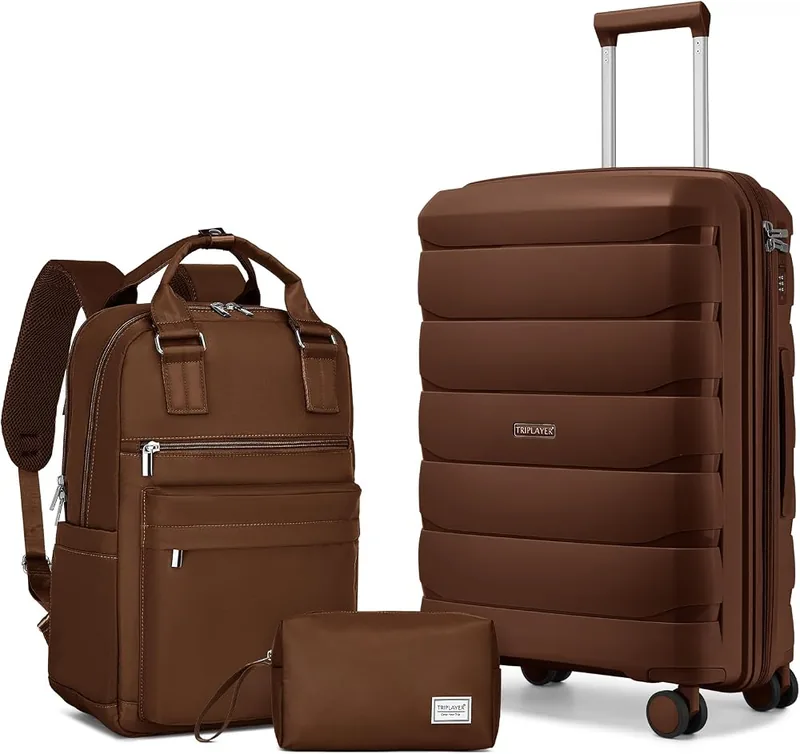 Hardshell Spinner Carry-On Suitcase, Mocha